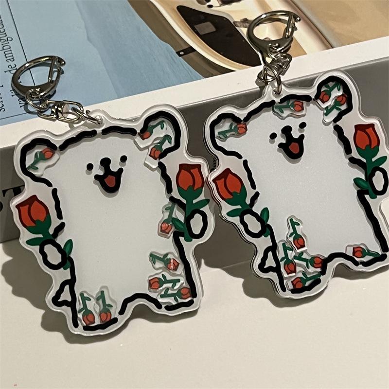 Смешной акриловый креативный мультяшный брелок в виде щенка с мячом Shake Ball для сумок-подвесок для пар, милый брелок для ключей, подарки
Смешной акриловый креативный мультяшный брелок в виде щенка с мячом Shake Ball для сумок-подвесок для пар, милый брелок для ключей, подарки