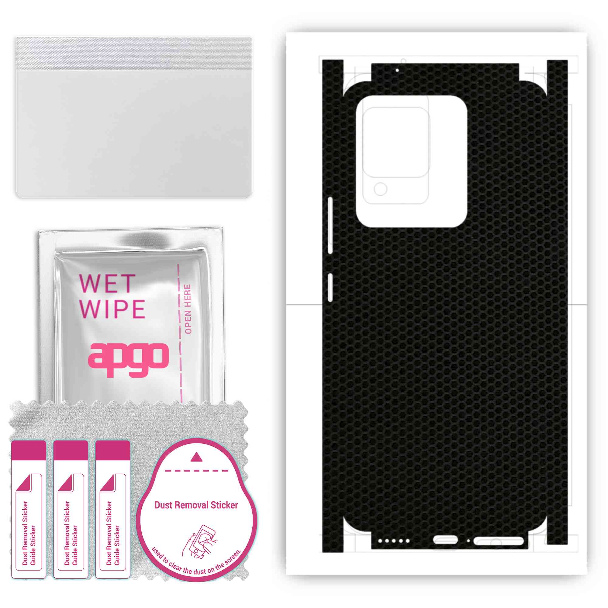 apgo Protective Skin Sticker for the back+sides compatible with Vivo V25 5G, Full Wrap Film, Foil, Vinyl - Pattern Matrix
apgo Protective Skin Sticker for the back+sides compatible with Vivo V25 5G, Full Wrap Film, Foil, Vinyl - Pattern Matrix