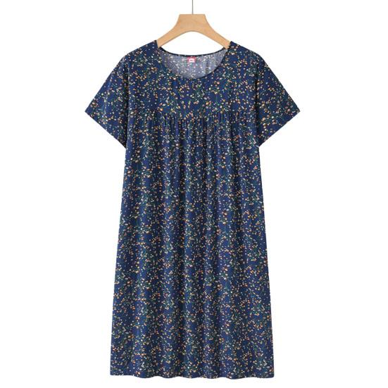 Summer Casual Dress for Women Short Sleeve Floral Printed Midi Mum
Summer Casual Dress for Women Short Sleeve Floral Printed Midi Mum