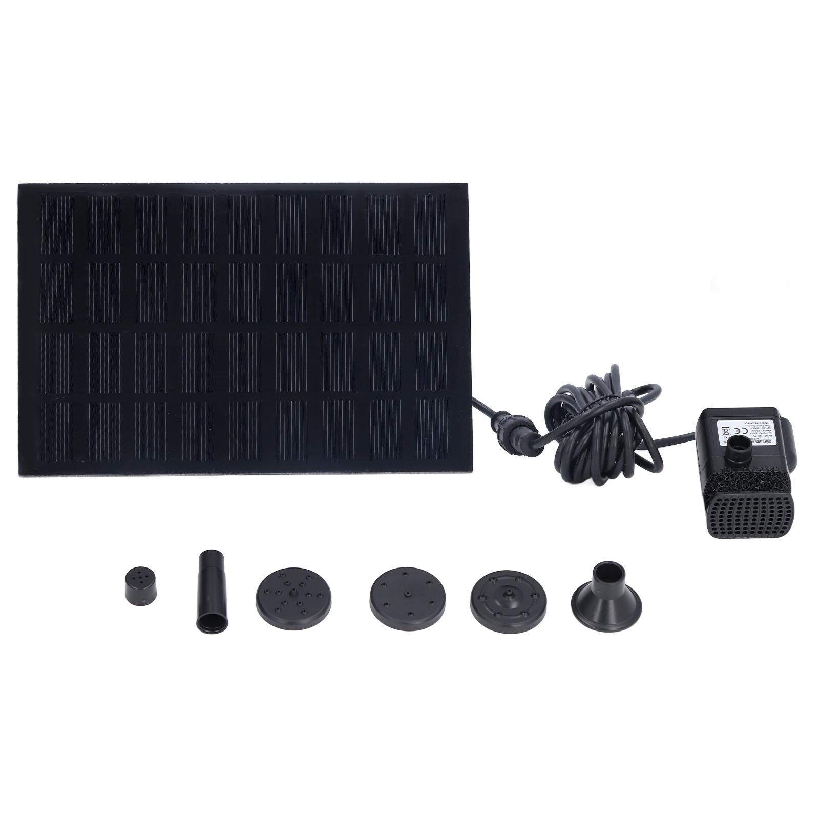 Solar Water Pump DC Brushless Monocrystalline Silicon Landscape Floating Fountain 9V 1.8W
Solar Water Pump DC Brushless Monocrystalline Silicon Landscape Floating Fountain 9V 1.8W