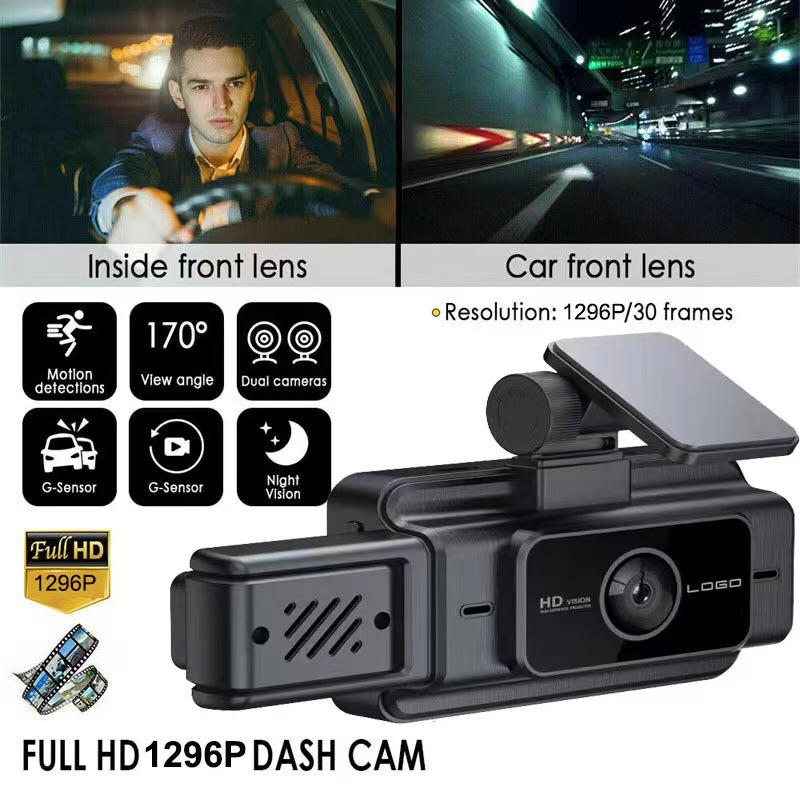 3-дюймовая HD видеорегистратор: WiFi, Широкий угол обзора, Ночное видение, Тройная запись, Изображение заднего вида HD Dual Recording (Front+Inside) + WiFi
3-дюймовая HD видеорегистратор: WiFi, Широкий угол обзора, Ночное видение, Тройная запись, Изображение заднего вида HD Dual Recording (Front+Inside) + WiFi