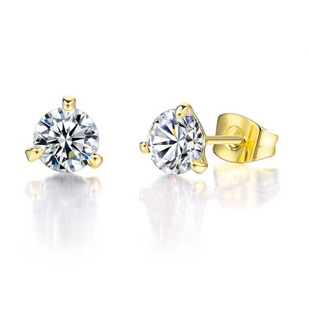 ZHOUYANG Stud Earring For Women Classic Six Claws 5mm 0.5ct Round Cut Cubic Zirconia Rose Gold Color Fashion Jewelry ZYE036 SIZE 3mm
ZHOUYANG Stud Earring For Women Classic Six Claws 5mm 0.5ct Round Cut Cubic Zirconia Rose Gold Color Fashion Jewelry ZYE036 SIZE 3mm