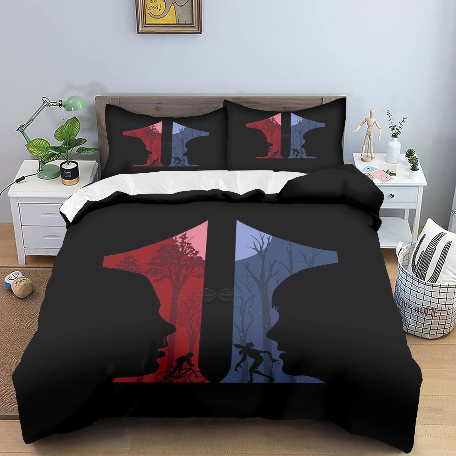 Stranger Things 3D Cartoon Duvet Cover Soft Skin-Friendly Breathable Bedding Set with Zipper for Kids Boys Girls Bedroom Decor 140x200cm
Stranger Things 3D Cartoon Duvet Cover Soft Skin-Friendly Breathable Bedding Set with Zipper for Kids Boys Girls Bedroom Decor 140x200cm