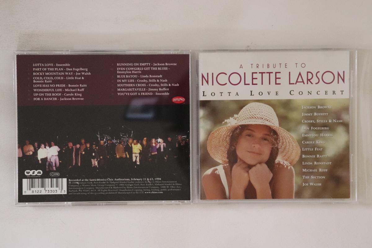 CD VARIOUS A Tribute To Nicolette Larson Lot 8122733032 RHINO 2006 Europe Rock Used
CD VARIOUS A Tribute To Nicolette Larson Lot 8122733032 RHINO 2006 Europe Rock Used