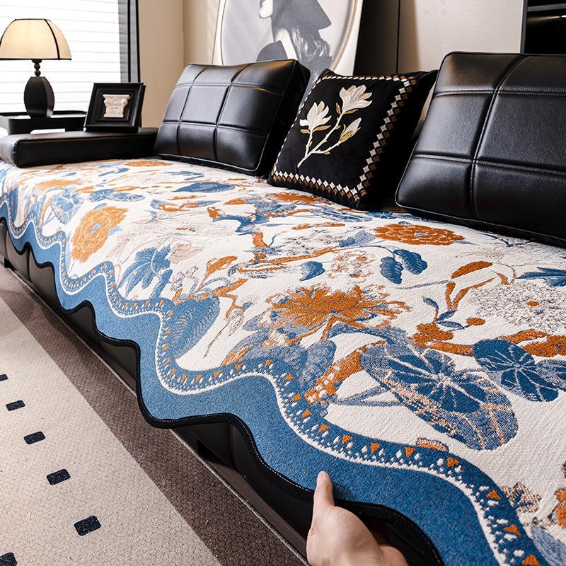 Straight Row Sofa Cushion Universal In All Seasons New Non-Slip Seat Cushion Special-Shaped Light Luxury High-End Sofa Cover Cover Cloth 90*90cm
Straight Row Sofa Cushion Universal In All Seasons New Non-Slip Seat Cushion Special-Shaped Light Luxury High-End Sofa Cover Cover Cloth 90*90cm