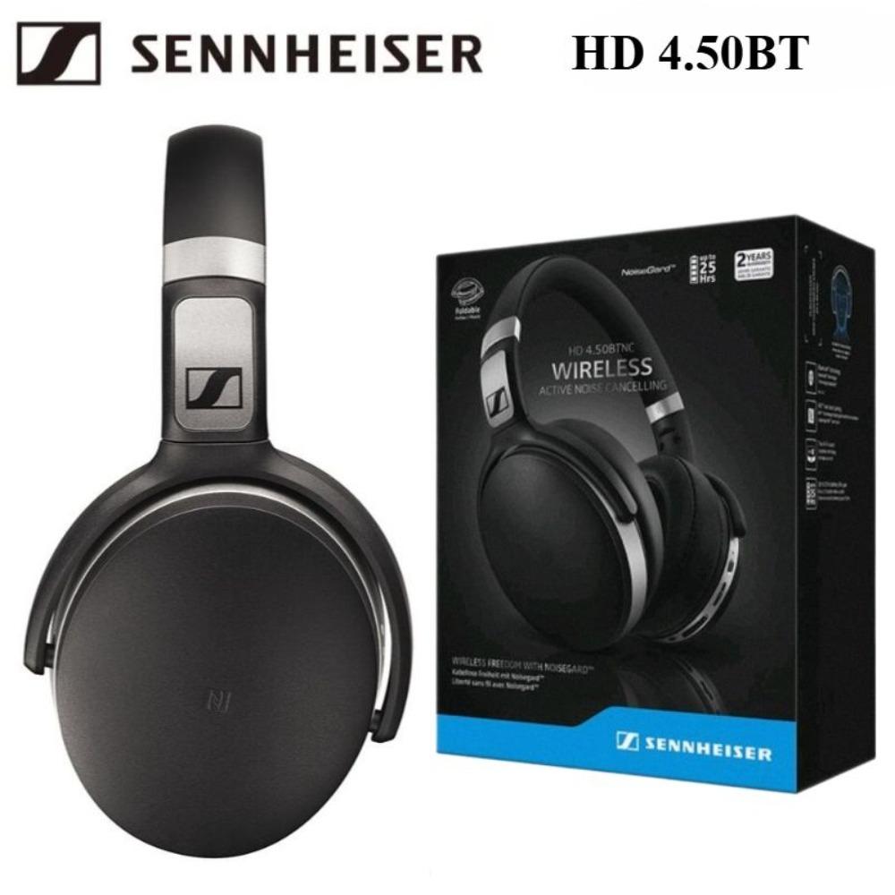 Бездротові накладні навушники Sennheiser HD 4.50BTNC, гарнітура з активним шумозаглушенням, час роботи до 25 годин, Hi-Fi звук чорний
Бездротові накладні навушники Sennheiser HD 4.50BTNC, гарнітура з активним шумозаглушенням, час роботи до 25 годин, Hi-Fi звук чорний