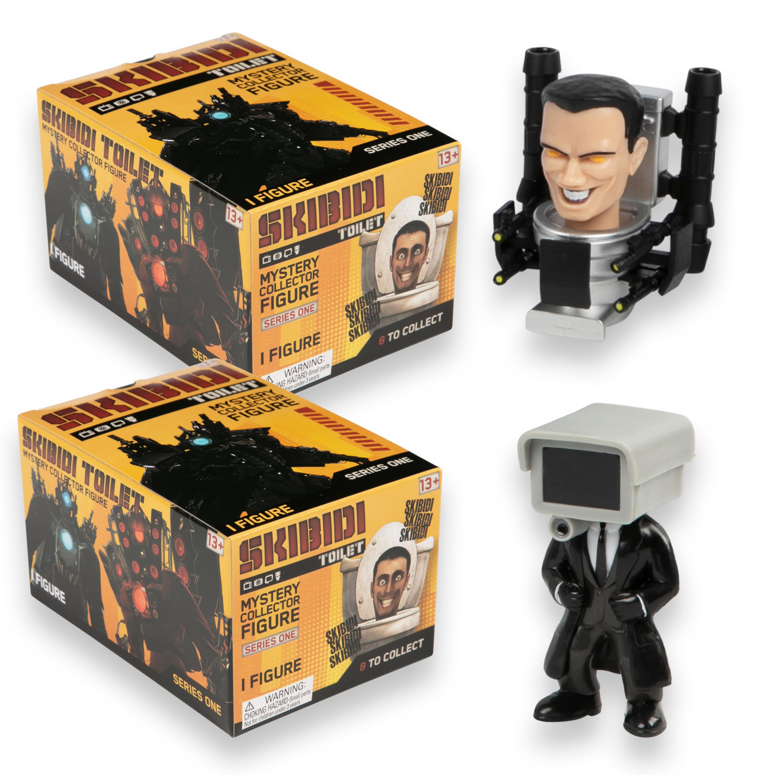 SKIBIDI Toilet Mystery Figure Collector Series 2 Pack Collector Figure Официально лицензированный продукт
SKIBIDI Toilet Mystery Figure Collector Series 2 Pack Collector Figure Официально лицензированный продукт