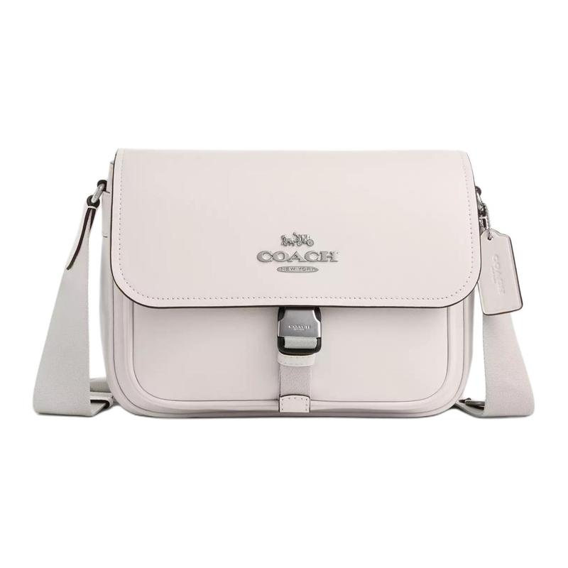 COACH 24 Simple, fashionable and versatile cowhide leather shoulder crossbody bag, medium size for women, silver and chalk color срібний
COACH 24 Simple, fashionable and versatile cowhide leather shoulder crossbody bag, medium size for women, silver and chalk color срібний
