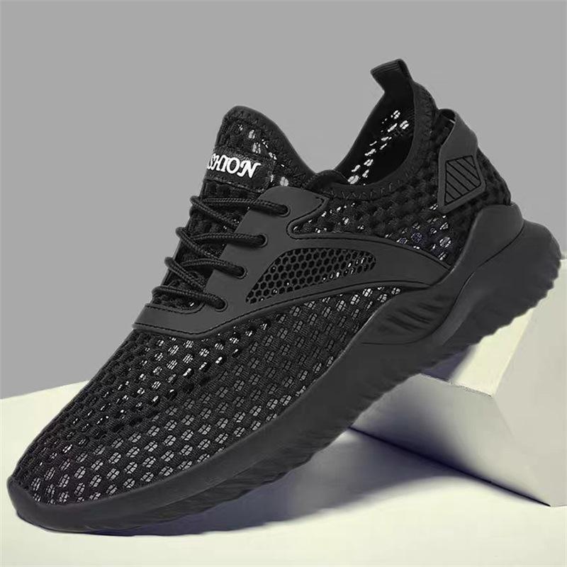 Men s breathable mesh shoes sports shoes solid color casual versatile trend personalized new running shoes lace-up shoes 39
Men s breathable mesh shoes sports shoes solid color casual versatile trend personalized new running shoes lace-up shoes 39