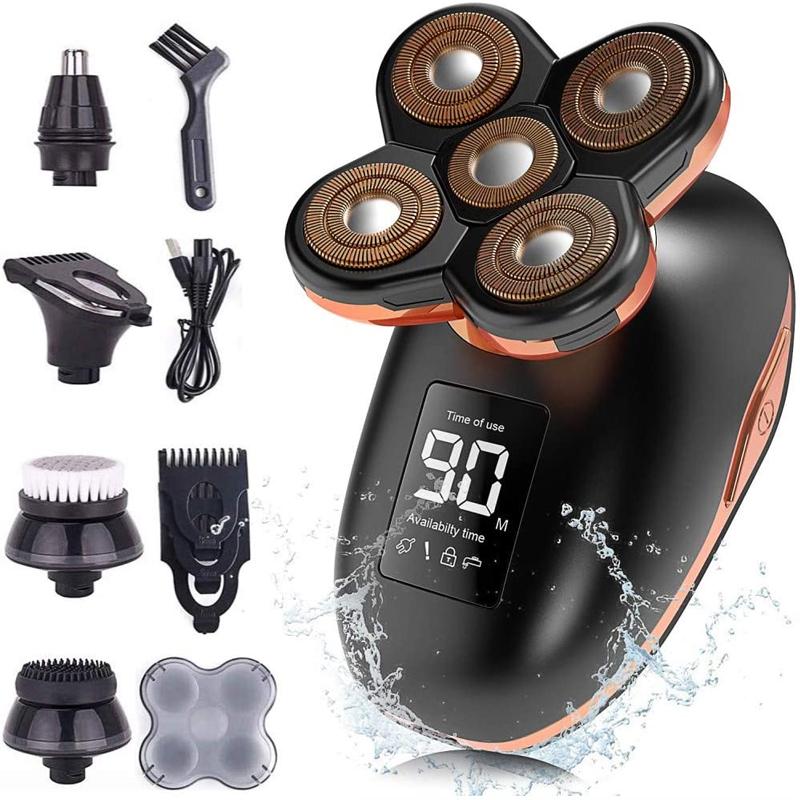 MARSKE 5D Floating Electric Shaver for Men 5 in 1 Shavers Bald Men Beard Trimmer Grooming Kit LED Display USB Rechargeable
MARSKE 5D Floating Electric Shaver for Men 5 in 1 Shavers Bald Men Beard Trimmer Grooming Kit LED Display USB Rechargeable