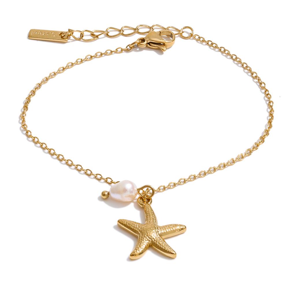 Yhpup Ocean Series Stainless Steel Natural Pearl Starfish Drop Bracelet Bangle Vacation Jewelry for Women Tropical
Yhpup Ocean Series Stainless Steel Natural Pearl Starfish Drop Bracelet Bangle Vacation Jewelry for Women Tropical