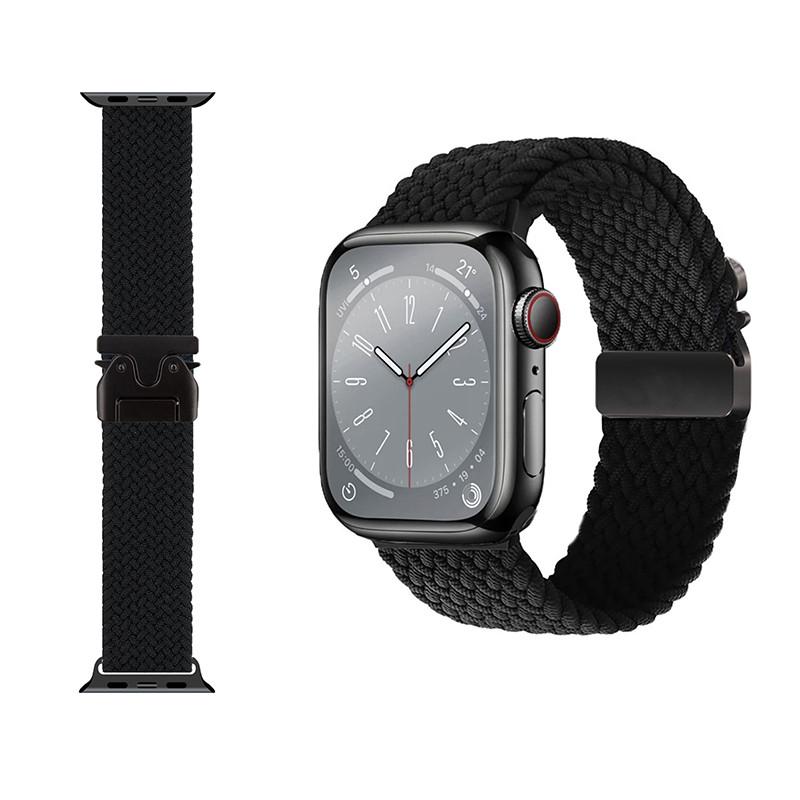 Parachute Straps Nylon Braided bracelet Band for Apple Watch 46mm 42mm 45mm 49mm 44mm 41mm iWatch Series 11 10 SE 3 Ultra 3 9 8 42 44 45 46 49mm чёрный
Parachute Straps Nylon Braided bracelet Band for Apple Watch 46mm 42mm 45mm 49mm 44mm 41mm iWatch Series 11 10 SE 3 Ultra 3 9 8 42 44 45 46 49mm чёрный