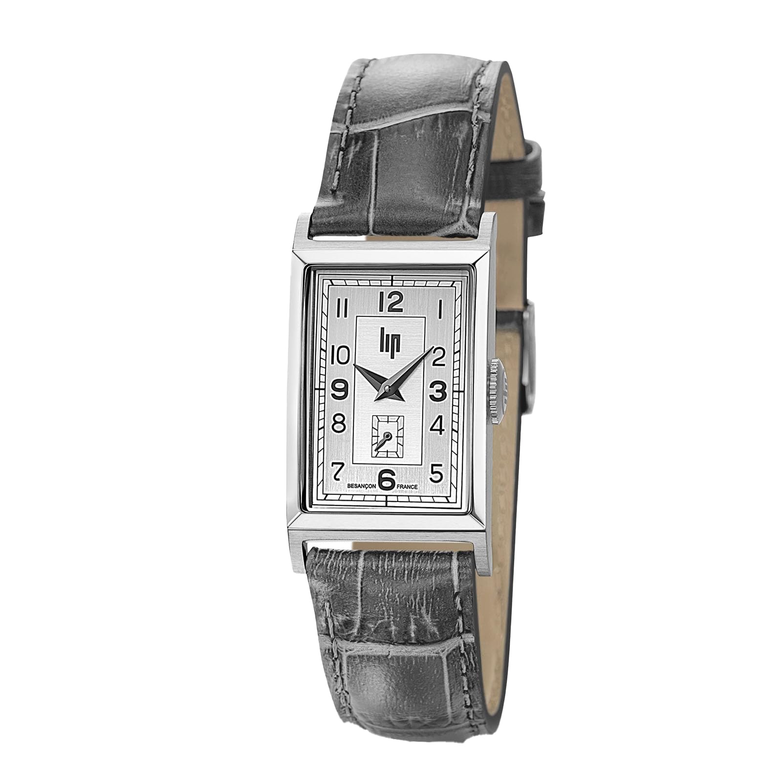 LIP RIP Churchill T18 Crocodile Leather Watch Silver Dark Gray
LIP RIP Churchill T18 Crocodile Leather Watch Silver Dark Gray