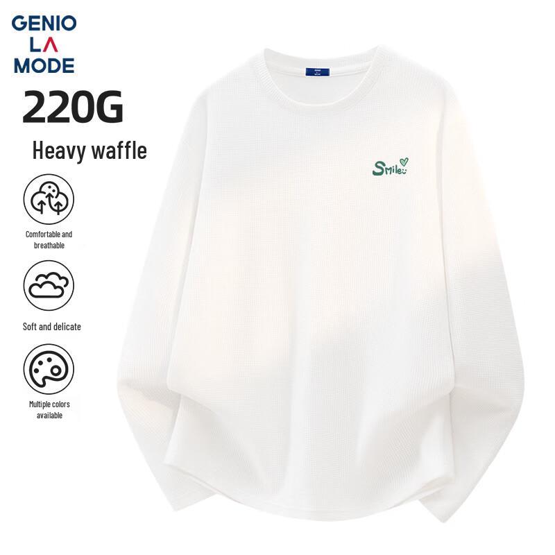 GENIOLAMODE Men s Heavyweight Waffle Knit Long Sleeve T-Shirt 3XL
GENIOLAMODE Men s Heavyweight Waffle Knit Long Sleeve T-Shirt 3XL