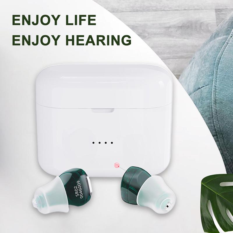 SR02 One Pair Magnetic Charging Hearing Aids Rechargeable Sound Amplifiers Hearing Aid Devices Headsets with Charging Case for Seniors,Adults Type A
SR02 One Pair Magnetic Charging Hearing Aids Rechargeable Sound Amplifiers Hearing Aid Devices Headsets with Charging Case for Seniors,Adults Type A