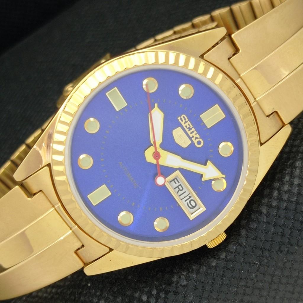 REFURBISHED VINTAGE SEIKO 5 AUTO 6309A JAPAN MENS D/D BLUE WATCH 587b-a308647-2 SKU587b-a308647
REFURBISHED VINTAGE SEIKO 5 AUTO 6309A JAPAN MENS D/D BLUE WATCH 587b-a308647-2 SKU587b-a308647