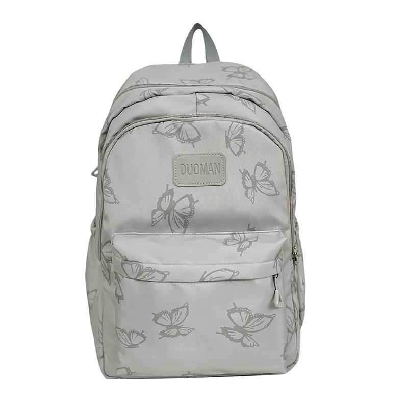 Autumn and winter new Japanese ins butterfly girl junior high school student schoolbag large capacity travel light backpack .
Autumn and winter new Japanese ins butterfly girl junior high school student schoolbag large capacity travel light backpack .