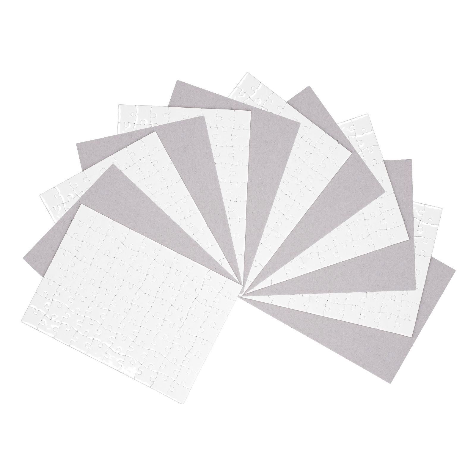 6 Наборов Заготовок для Сублимации Пазлы DIY Термоперенос Печать Ремесла 7.8x5.7 дюймов