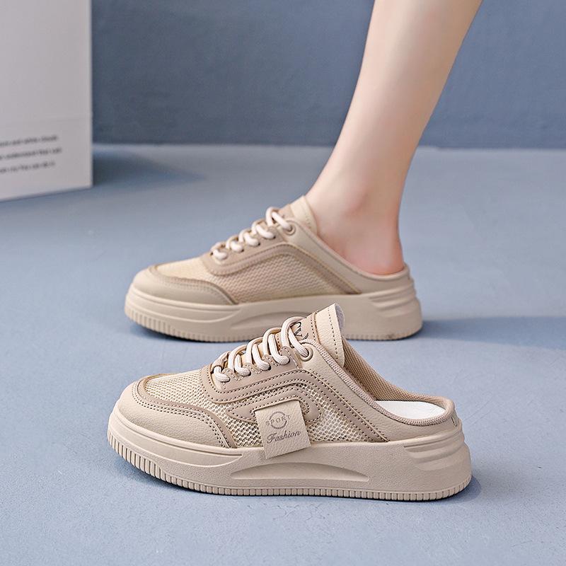 Womens Breathable Half Slippers Summer Male Slip-On Mesh Sandals Lightweight Comfortable Korea Strap Mules Elegant Walking Shoes 35 хаки
Womens Breathable Half Slippers Summer Male Slip-On Mesh Sandals Lightweight Comfortable Korea Strap Mules Elegant Walking Shoes 35 хаки