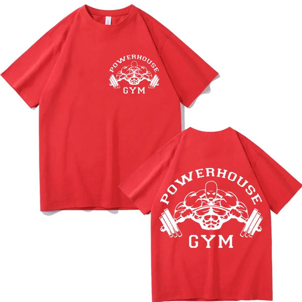 Powerhouse Gym Двусторонние Графические Футболки Модные Повседневные Свободные Футболки с Коротким Рукавом Мужские Женские Высококачественные Хлопковые Футболки S
Powerhouse Gym Двусторонние Графические Футболки Модные Повседневные Свободные Футболки с Коротким Рукавом Мужские Женские Высококачественные Хлопковые Футболки S