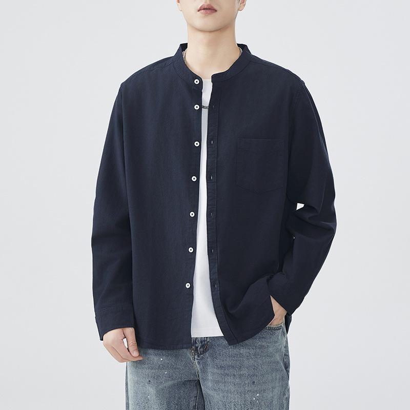 Ретро Весна и Осень Новая Мужская Повседневная Хлопковая Рубашка со Стойкой Воротником Американская Рабочая Рубашка 3XL
Ретро Весна и Осень Новая Мужская Повседневная Хлопковая Рубашка со Стойкой Воротником Американская Рабочая Рубашка 3XL