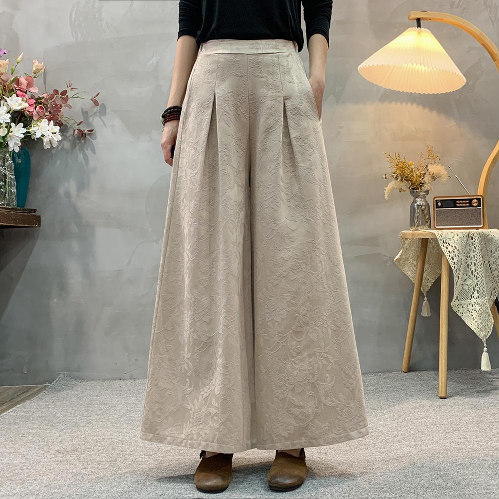 Women s Retro High-Waist Jacquard Wide-Leg Pants - Ethnic Style, Age-Reducing, Spring XXL for 115-135 jin вино красного
Women s Retro High-Waist Jacquard Wide-Leg Pants - Ethnic Style, Age-Reducing, Spring XXL for 115-135 jin вино красного