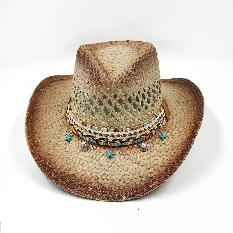 Hollow Cowboy Hat for Men Women Vintage Handmade Straw Weaving Beach Sun Hat Gentleman Lady Cowgirl Jazz Hat Bohemian 56-58CM
Hollow Cowboy Hat for Men Women Vintage Handmade Straw Weaving Beach Sun Hat Gentleman Lady Cowgirl Jazz Hat Bohemian 56-58CM
