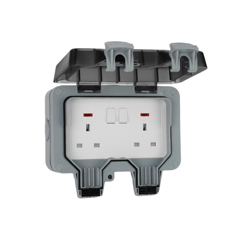 High Quality Ip66 English Standard 13a Outdoor Waterproof Charging Socket Box
High Quality Ip66 English Standard 13a Outdoor Waterproof Charging Socket Box