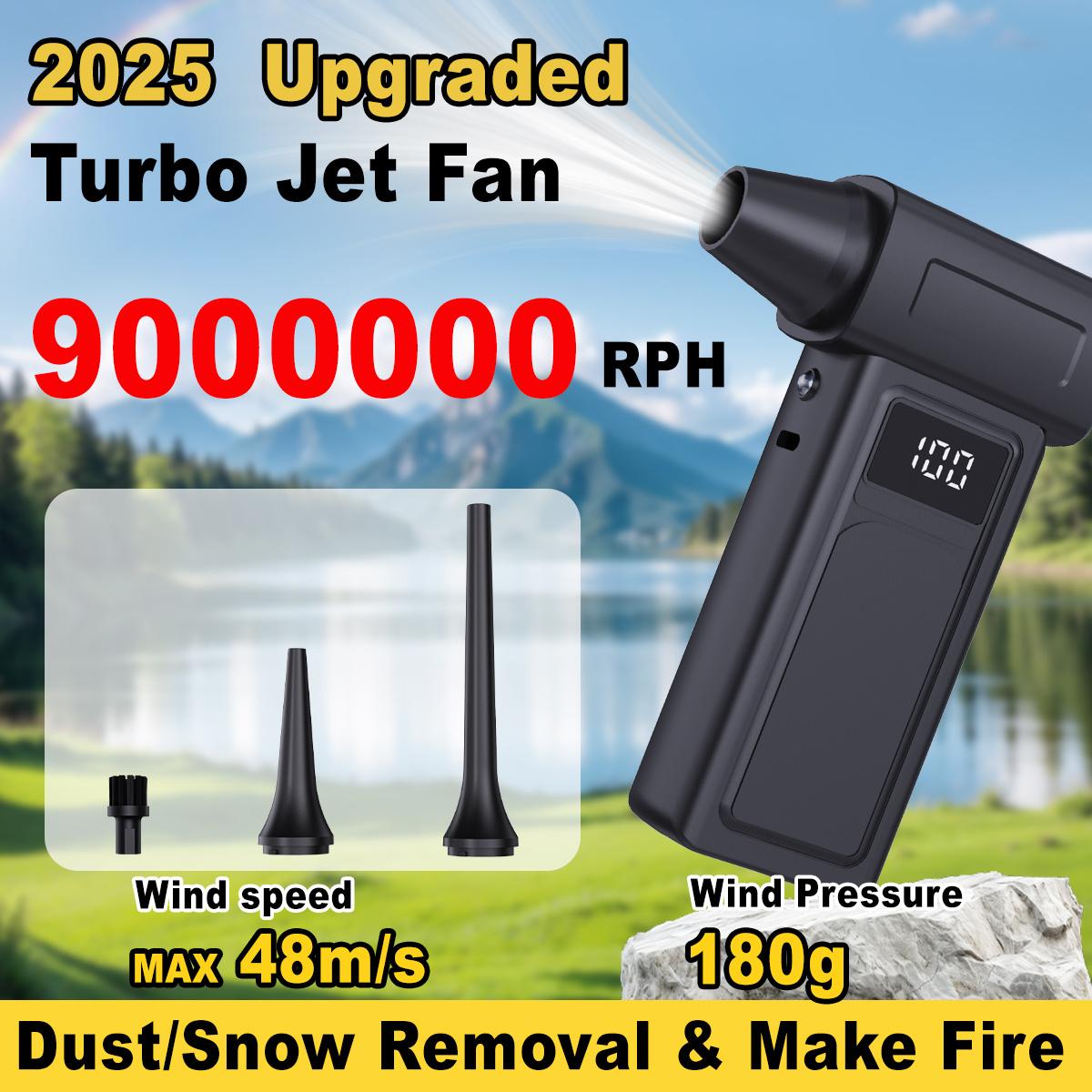 9000000RPM Turbo Jet Blower Vacuum High Speed Air Blower Wireless Compressed Air Duster Portable Turbo Fan Jet Dust Blowing
9000000RPM Turbo Jet Blower Vacuum High Speed Air Blower Wireless Compressed Air Duster Portable Turbo Fan Jet Dust Blowing