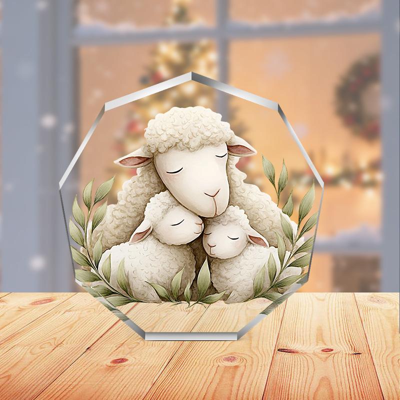 White Lambs Design, Unique Creative Office & Home Desktop Decor, Christmas Gifts, Festive Tabletop Display, Nurseries, Home Desk Living Room Acrylic 10*10cm
White Lambs Design, Unique Creative Office & Home Desktop Decor, Christmas Gifts, Festive Tabletop Display, Nurseries, Home Desk Living Room Acrylic 10*10cm