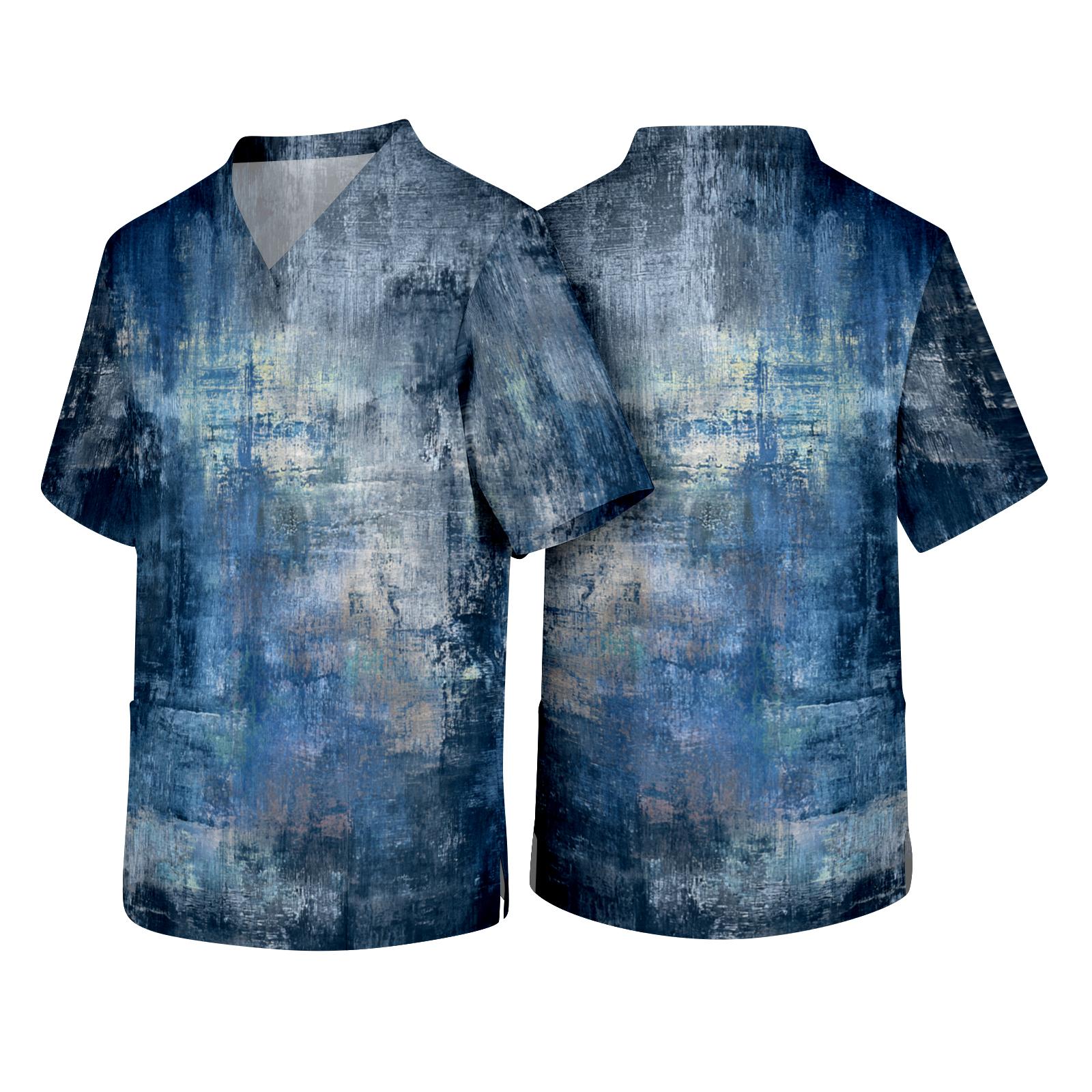 Men s V Neck Textured Patterned Short Sleeve Pocket Work Scrub Top with Chevron Design Suitable for Healthcare Professionals and Daily Use L синий
Men s V Neck Textured Patterned Short Sleeve Pocket Work Scrub Top with Chevron Design Suitable for Healthcare Professionals and Daily Use L синий