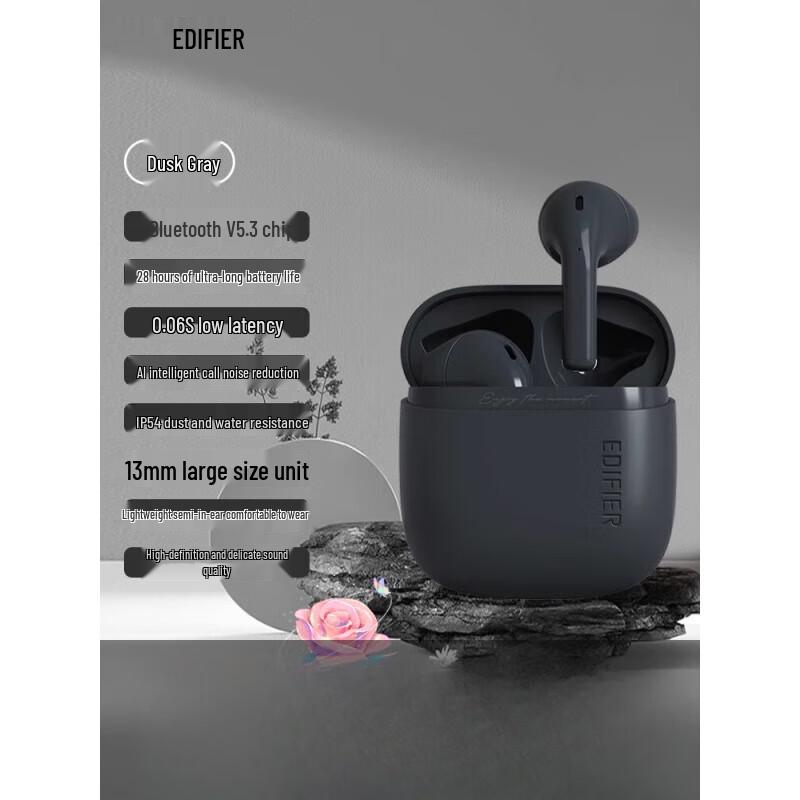 EDIFIER Zero Air True Wireless Semi-In-Ear Earbuds
EDIFIER Zero Air True Wireless Semi-In-Ear Earbuds