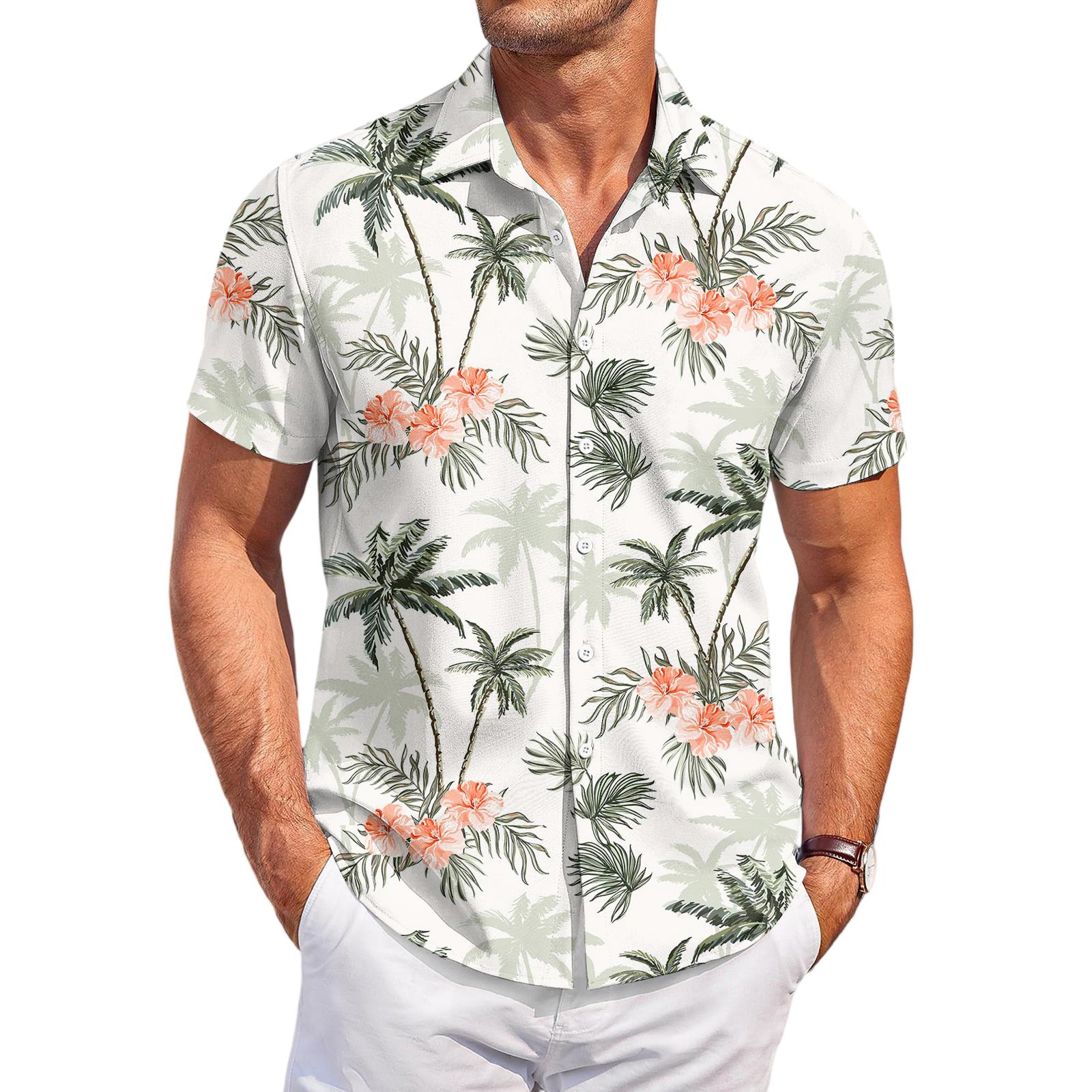 Men s Casual Fashion Printed Short-Sleeve Shirt XL білий
Men s Casual Fashion Printed Short-Sleeve Shirt XL білий