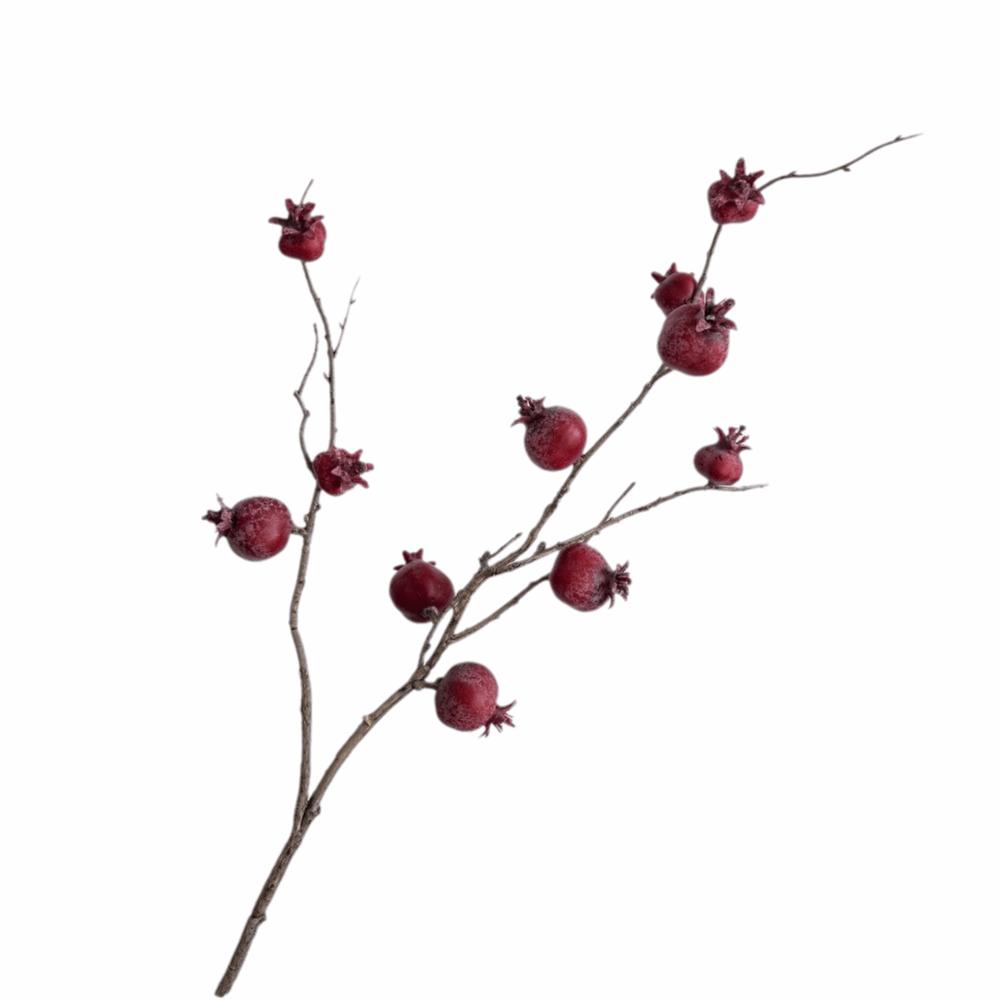 Foam Artificial Pomegranate Branches 11 Fruit Realistic Fake Plants Wedding Decoration
Foam Artificial Pomegranate Branches 11 Fruit Realistic Fake Plants Wedding Decoration