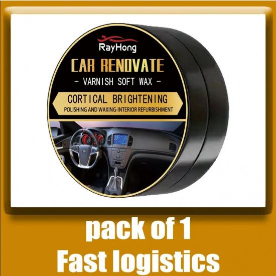 Car Interior Repair Paste,Plastic Restorer Interior and Exterior Plastic Polishing Wax, Scratch Repair, Also Suitable for Tires. 1 PC
Car Interior Repair Paste,Plastic Restorer Interior and Exterior Plastic Polishing Wax, Scratch Repair, Also Suitable for Tires. 1 PC