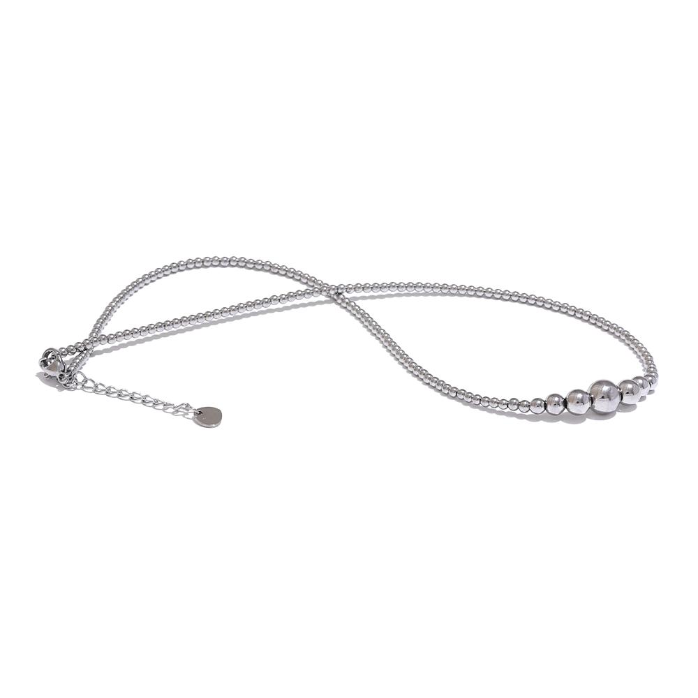 Yhpup Waterproof Handmade Jewelry Stainless Steel Beads Chain Necklace 18K Gold PVD Plated Collar Fashion Classic Style Bijoux
Yhpup Waterproof Handmade Jewelry Stainless Steel Beads Chain Necklace 18K Gold PVD Plated Collar Fashion Classic Style Bijoux