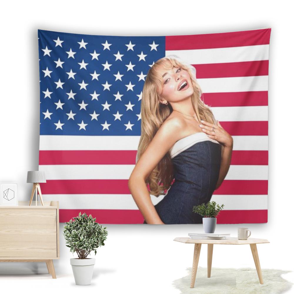 1pc Sabrina Pink White American Flag Tapestry Vibrant Stars Stripes Soft Wall Hanging for Room Decor 74x94cm(29x37in)
1pc Sabrina Pink White American Flag Tapestry Vibrant Stars Stripes Soft Wall Hanging for Room Decor 74x94cm(29x37in)