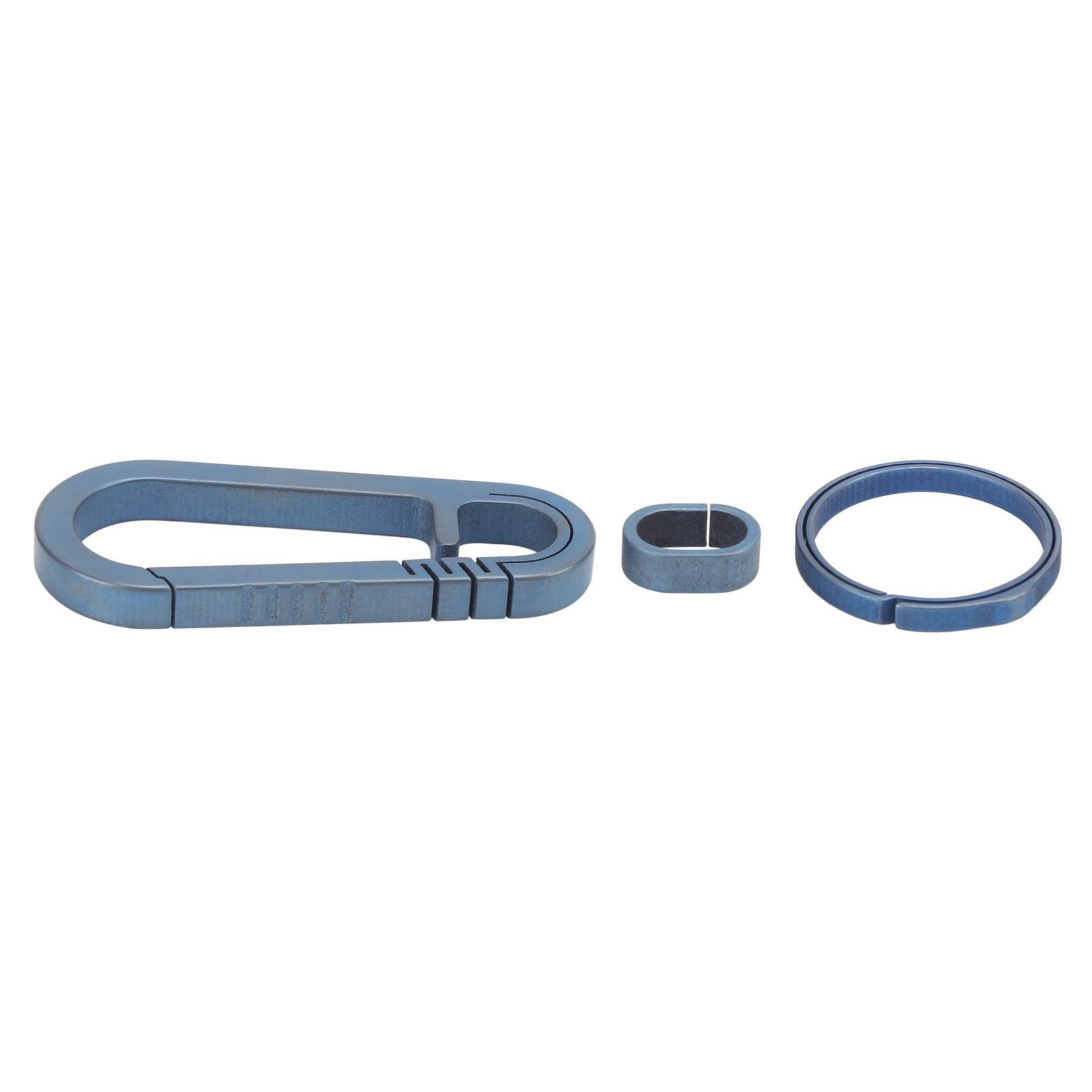 Titanium Alloy Keychain Key Holder Quick Release Key Chain Ring Buckle Hanging CarabinerBlue
Titanium Alloy Keychain Key Holder Quick Release Key Chain Ring Buckle Hanging CarabinerBlue