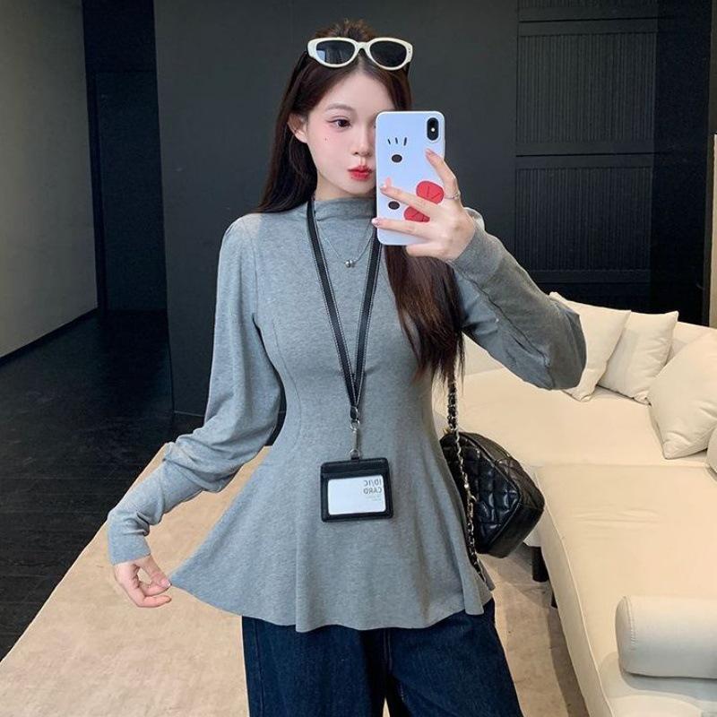 Women s Plus Size High Neck Fleece T-Shirt - Slimming Long Sleeve Base Layer Top for Autumn/Winter M (80-100 jin) серый
Women s Plus Size High Neck Fleece T-Shirt - Slimming Long Sleeve Base Layer Top for Autumn/Winter M (80-100 jin) серый