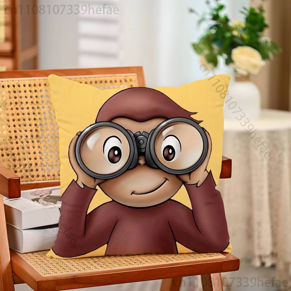 Curious GGeorge Monkey Throw Pillow Case For 45x45cm55x55cm30x30cm For Home Bedroom Decoration And Protector 30x30cm
Curious GGeorge Monkey Throw Pillow Case For 45x45cm55x55cm30x30cm For Home Bedroom Decoration And Protector 30x30cm