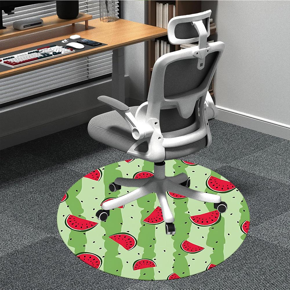 1pc Watermelon Slice Pattern Chair Carpet for Office, Round Polyester Mat, Indoor Decor for Office, Easycare Fabric, Washable Non-slip Area Carpet 80cm
1pc Watermelon Slice Pattern Chair Carpet for Office, Round Polyester Mat, Indoor Decor for Office, Easycare Fabric, Washable Non-slip Area Carpet 80cm