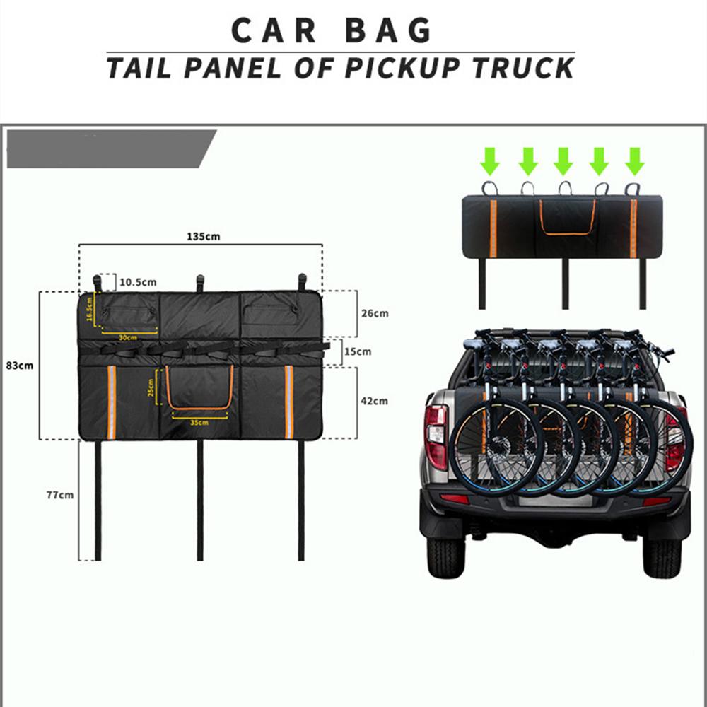 5 Bike Capacity Truck Tailgate Protection Pad With Reflective Strip
5 Bike Capacity Truck Tailgate Protection Pad With Reflective Strip