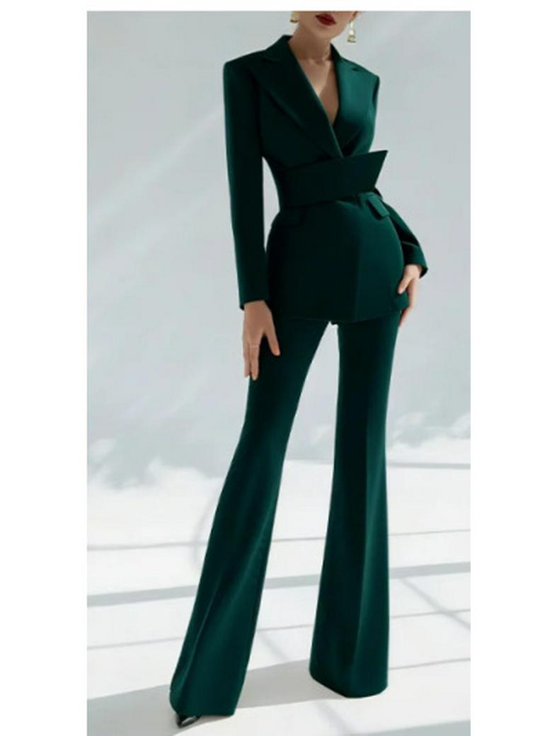 European Women s Suit Belt Two-Piece: Jacket & Pants Set (2025 Style) M
European Women s Suit Belt Two-Piece: Jacket & Pants Set (2025 Style) M