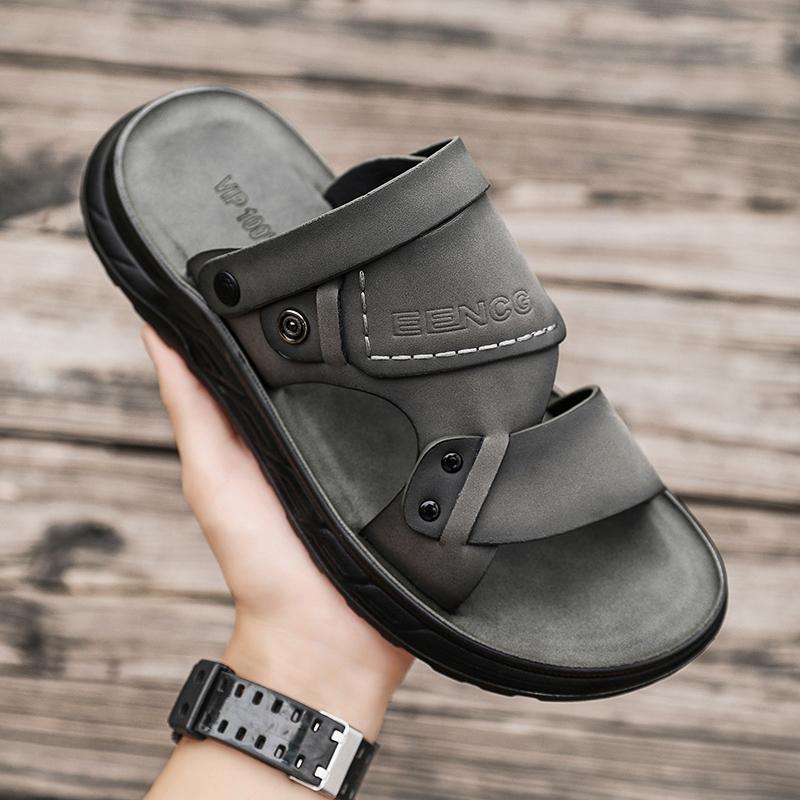 Сандалии мужские летние нескользящие и дезодорирующие для спорта на открытом воздухе для вождения двойного назначения деловые кожаные пляжные тапочки с мягкой подошвой 38 серый
Сандалии мужские летние нескользящие и дезодорирующие для спорта на открытом воздухе для вождения двойного назначения деловые кожаные пляжные тапочки с мягкой подошвой 38 серый