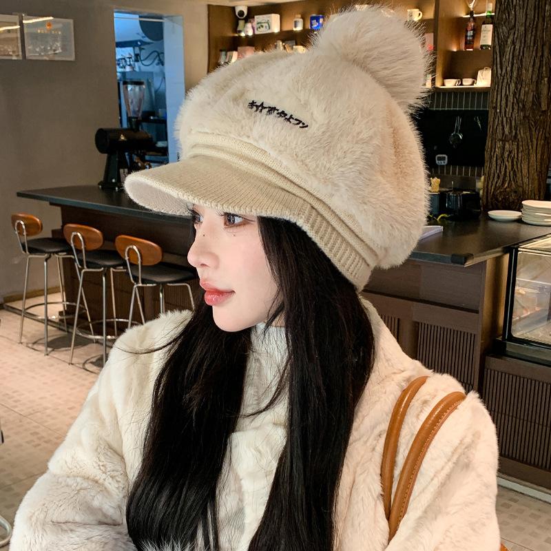 Hat Female Fashion Versatile Rabbit Fur Warm Cap Cute Winter Hairball Cold Hat Thick average size
Hat Female Fashion Versatile Rabbit Fur Warm Cap Cute Winter Hairball Cold Hat Thick average size