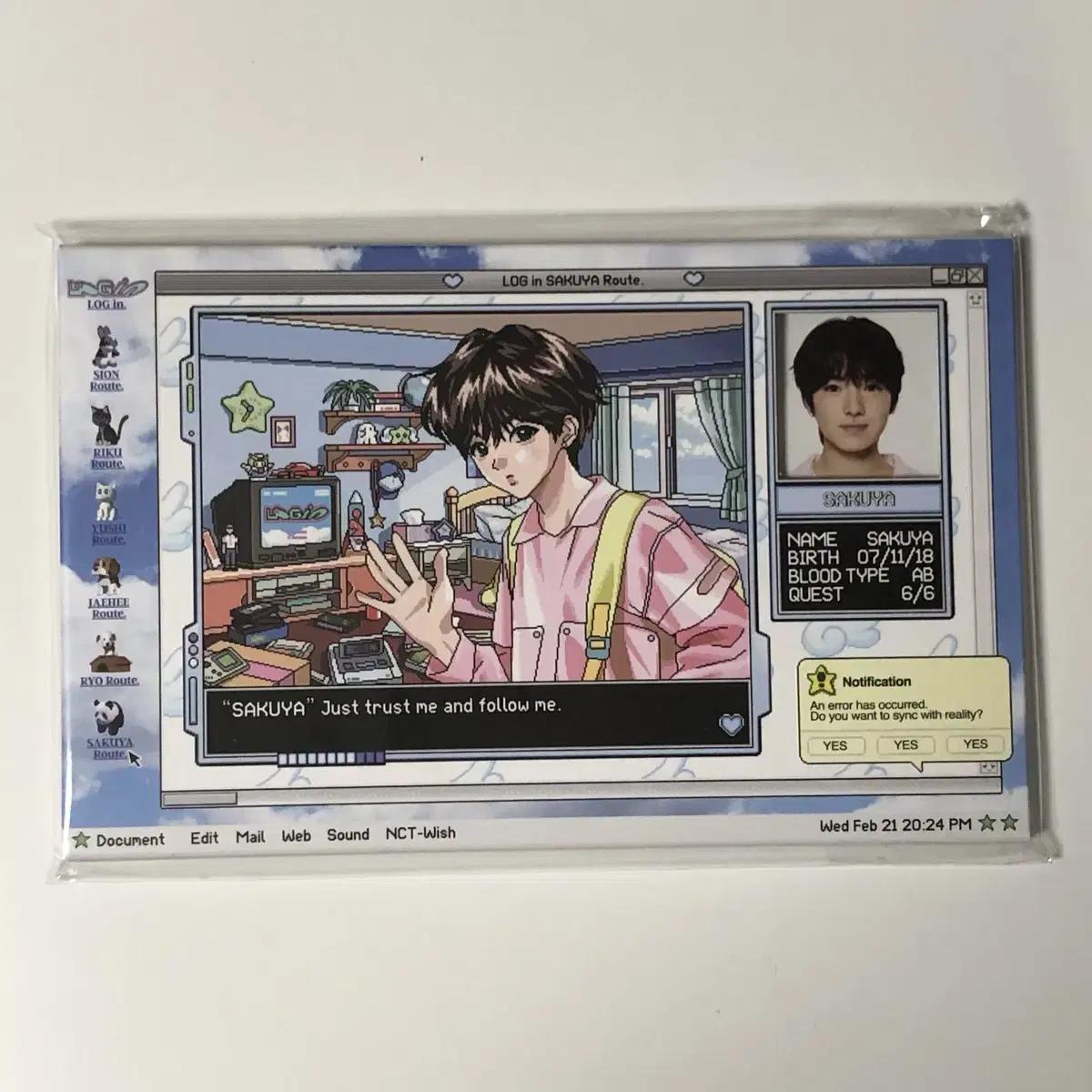 Нераспечатанный набор фотографий Nct Wish Asia Tour Login Сакуя фотокарточка открытка
Нераспечатанный набор фотографий Nct Wish Asia Tour Login Сакуя фотокарточка открытка