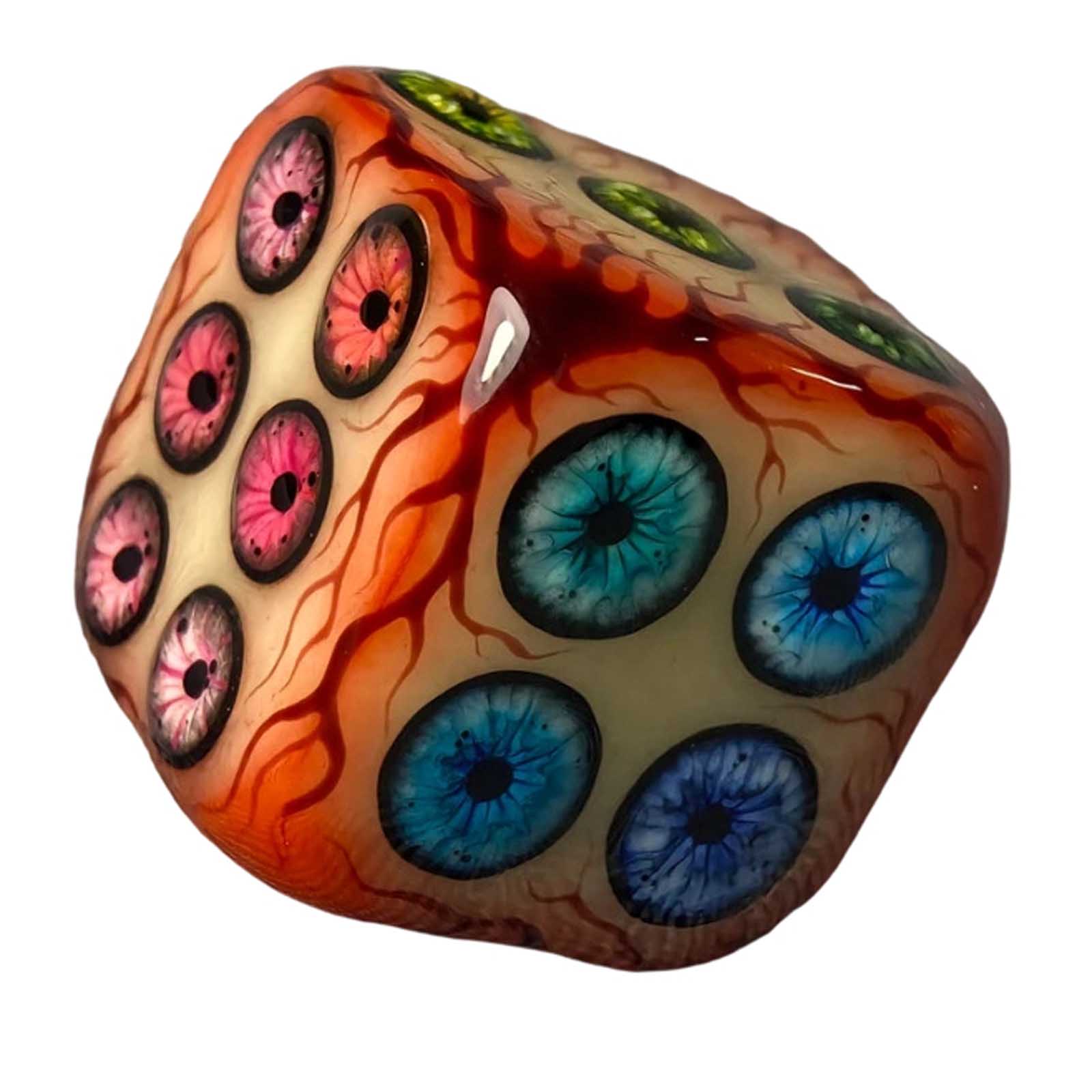 Decorative Polyhedral Dice with Multiple Eye Designs and Textured Surface for Tabletop Gaming and Collectible Display
Decorative Polyhedral Dice with Multiple Eye Designs and Textured Surface for Tabletop Gaming and Collectible Display