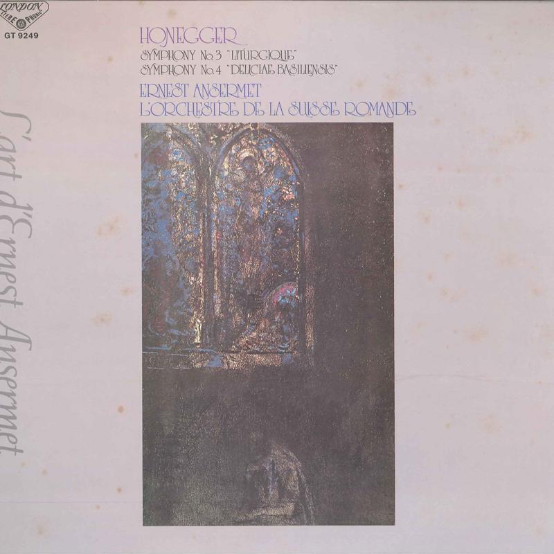 LP Record ERNEST ANSERMET L ORCHESTRE DE LA S - Honegger: Symphony No. 3 Liturgique GT9249 LONDON 1979 Japan Obi Classical Used
LP Record ERNEST ANSERMET L ORCHESTRE DE LA S - Honegger: Symphony No. 3 Liturgique GT9249 LONDON 1979 Japan Obi Classical Used