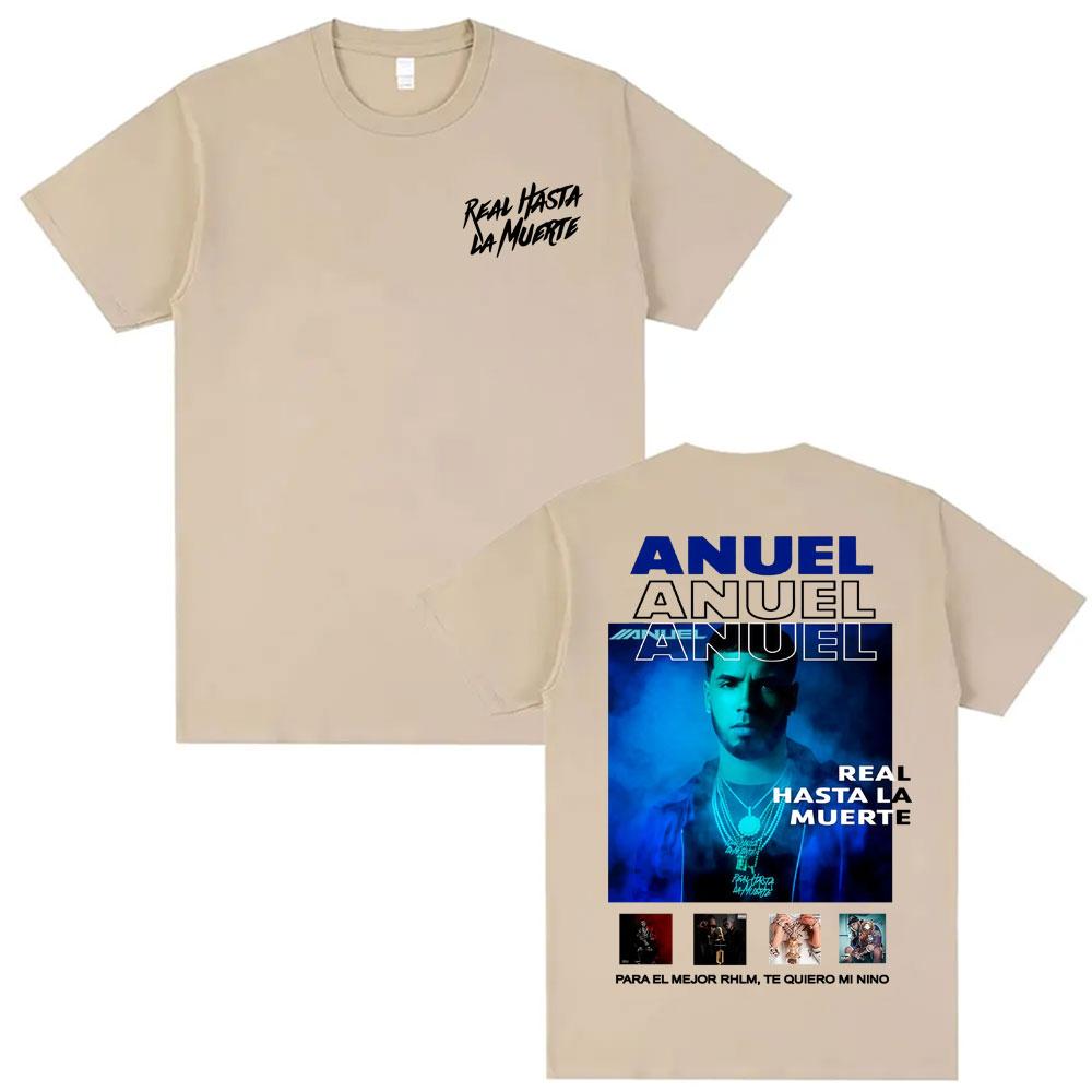 Anuel AA Real Hasta La Muerte Cover Tshirt Men Women Casual Vintage High Quality T Shirts Male Summer Tops 100 Cotton T Shirt 4XL
Anuel AA Real Hasta La Muerte Cover Tshirt Men Women Casual Vintage High Quality T Shirts Male Summer Tops 100 Cotton T Shirt 4XL