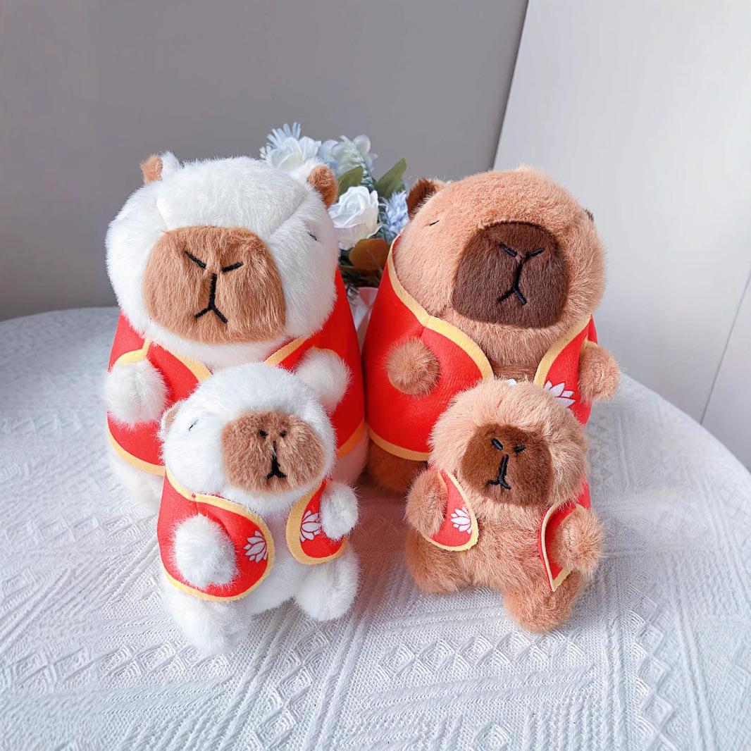 Nezha Capybara Plush Doll - Adorable Sleepytime Stuffed Animal Gift for Girls Doll 18CM, Pendant 10CM
Nezha Capybara Plush Doll - Adorable Sleepytime Stuffed Animal Gift for Girls Doll 18CM, Pendant 10CM